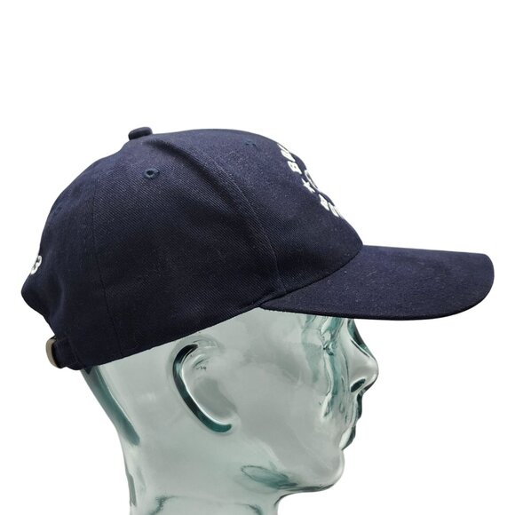 Bon Jovi 2003 Bounce Concert Tour Baseball Trucker Hat Cap Navy Blue Strapback main image 11